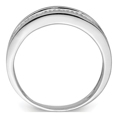 Men's Sterling Silver 0.29 ct tw Diamond Ring – view 3