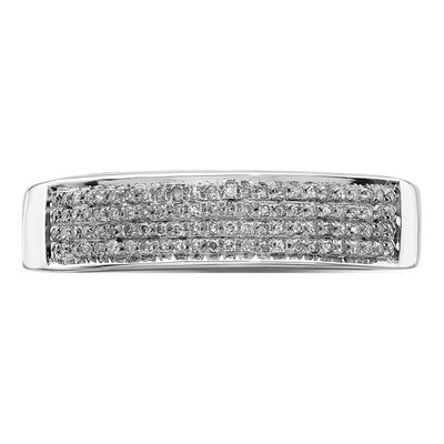 Men's Sterling Silver 0.29 ct tw Diamond Ring – view 6