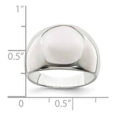 Sterling Silver 3.25mm Cigar-Band – view 4