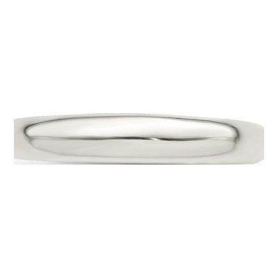 Sterling Silver 4mm Domed Stackable Band – view 6