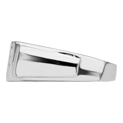 Men's Sterling Silver 1/10 ct tw Diamond Ring – view 4