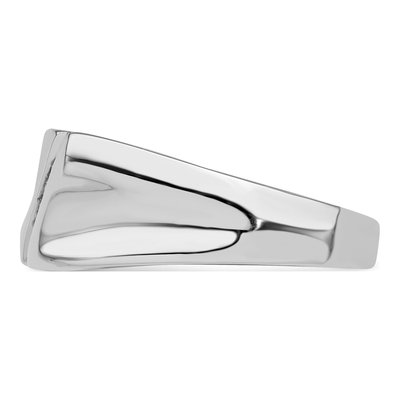 Men's Sterling Silver 1/8 ct tw Diamond Ring – view 4