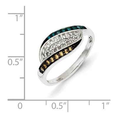Sterling Silver 1/3 ct tw Diamond Ring – view 5