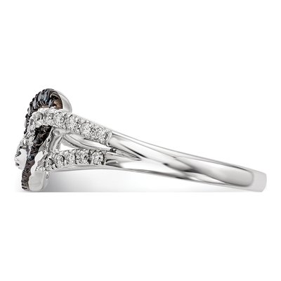 Sterling Silver 0.23 ct tw Diamond Ring – view 3