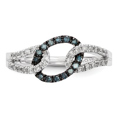 Sterling Silver 0.23 ct tw Diamond Ring – view 4