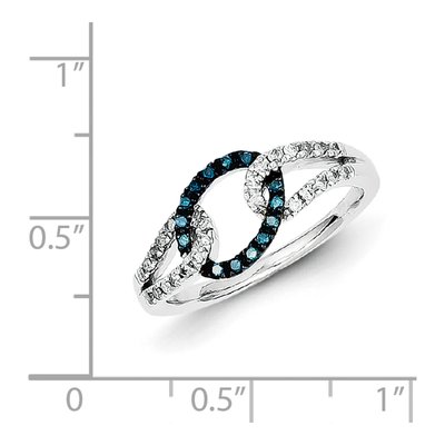 Sterling Silver 0.23 ct tw Diamond Ring – view 5