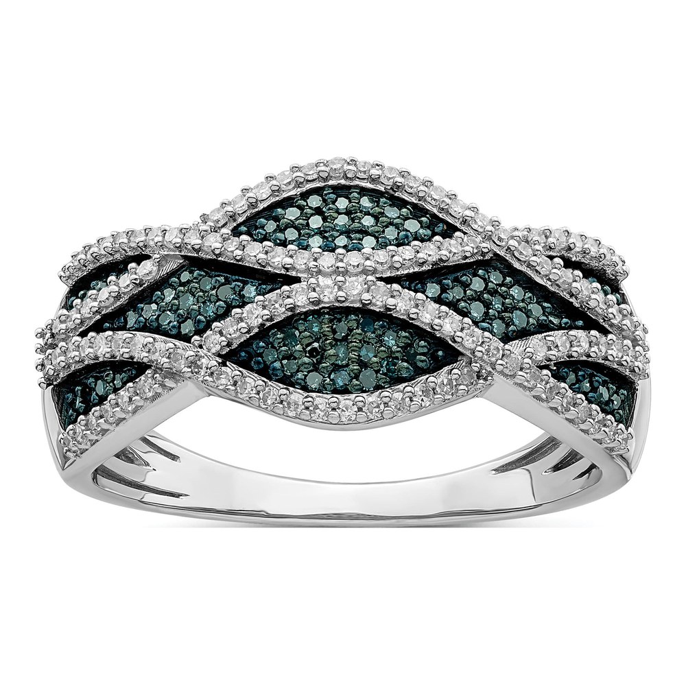 Sterling Silver 0.4 ct tw Diamond Ring