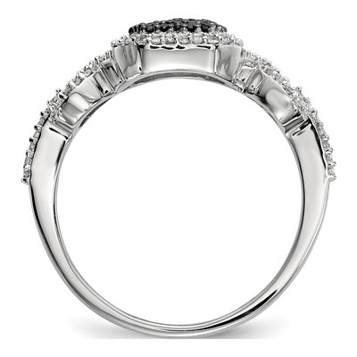 Sterling Silver 0.27 ct tw Diamond Ring – view 2