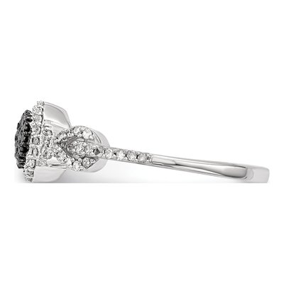 Sterling Silver 0.27 ct tw Diamond Ring – view 3