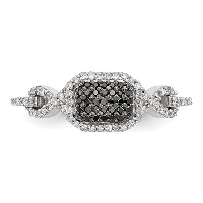 Sterling Silver 0.27 ct tw Diamond Ring – view 4