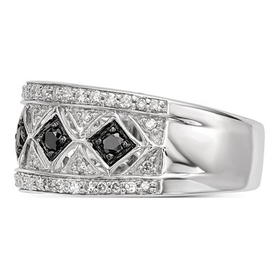 Sterling Silver 1/2 ct tw Diamond Ring – view 3
