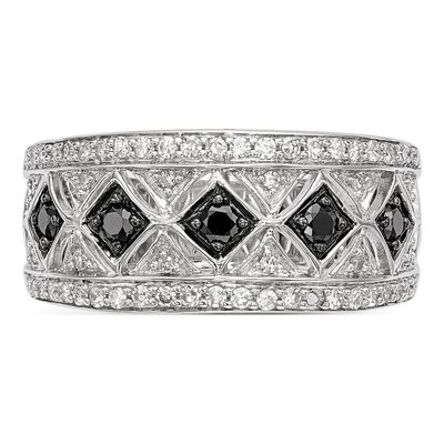 Sterling Silver 1/2 ct tw Diamond Ring – view 4