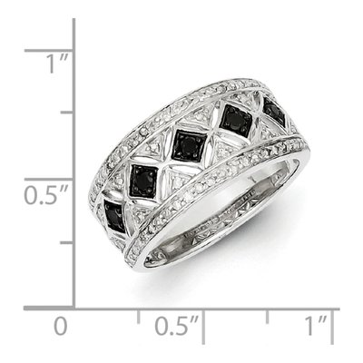 Sterling Silver 1/2 ct tw Diamond Ring – view 5