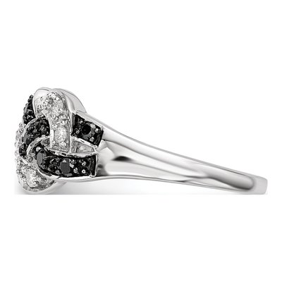 Sterling Silver 0.19 ct tw Diamond Ring – view 4