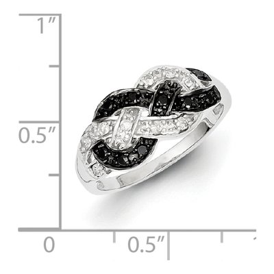 Sterling Silver 0.19 ct tw Diamond Ring – view 6
