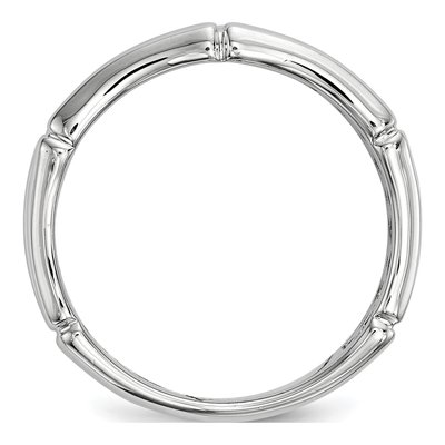 Men's Sterling Silver 1/7 ct tw Diamond Ring – view 2