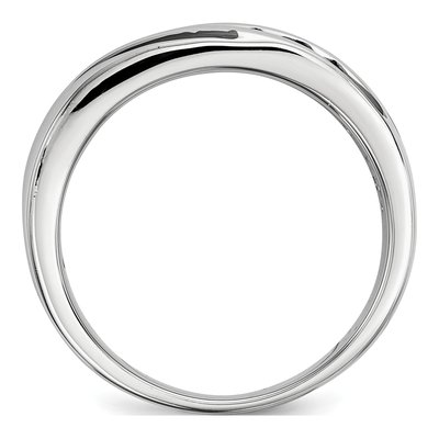 Men's Sterling Silver 1/2 ct tw Diamond Ring – view 3