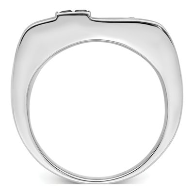 Men's Sterling Silver 0.52 ct tw Diamond Ring – view 3