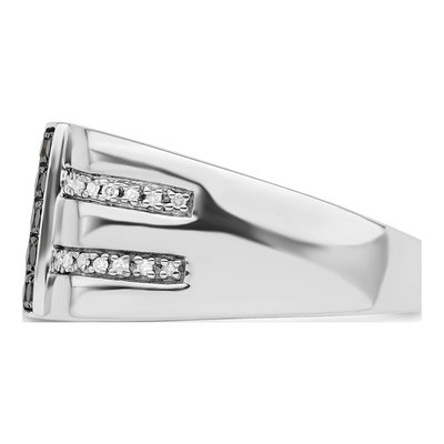 Men's Sterling Silver 0.52 ct tw Diamond Ring – view 4