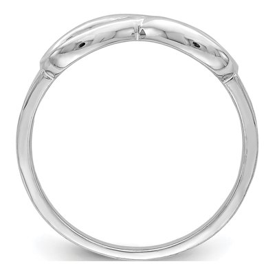 Sterling Silver Infinity Ring – view 3