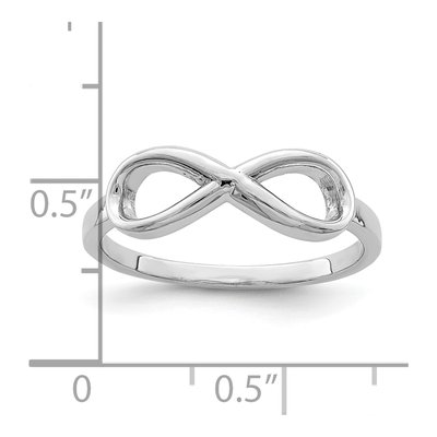 Sterling Silver Infinity Ring – view 5