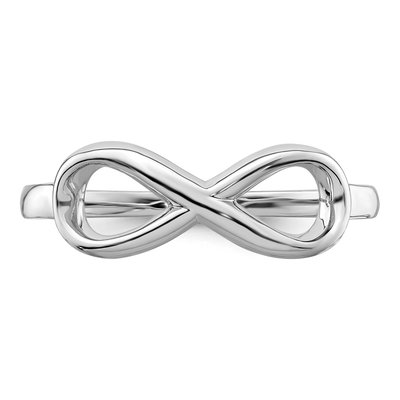 Sterling Silver Infinity Ring – view 6