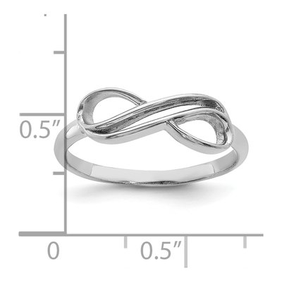 Sterling Silver Infinity Ring – view 5