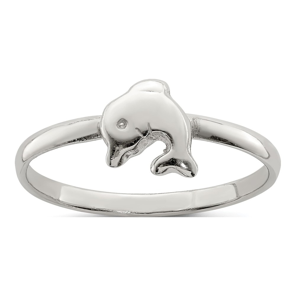 Girls' Sterling Silver Dolphin Ring