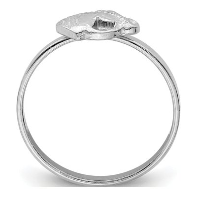 Sterling Silver Girls' Horse Ring – view 3
