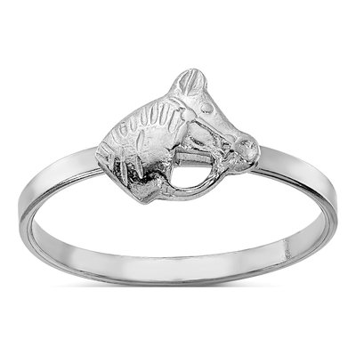 Sterling Silver Girls' Horse Ring