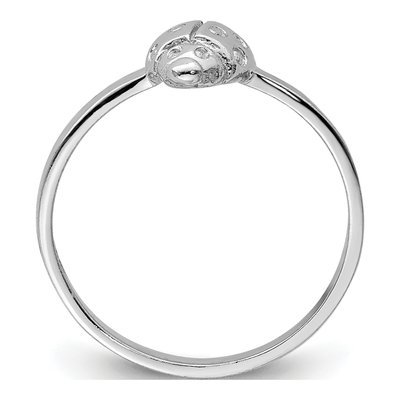 Sterling Silver Girls' Ladybug Ring – view 3