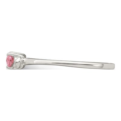 Sterling Silver CZ Girls' Candy Ring – view 4