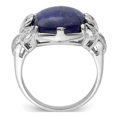 Sterling Silver Lapis Lazuli Ring – view 3