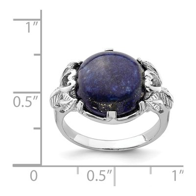 Sterling Silver Lapis Lazuli Ring – view 4
