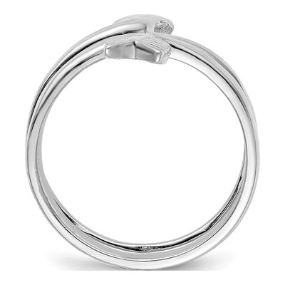 Sterling Silver Arrow Wrap Toe Ring – view 3