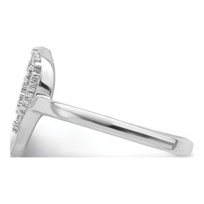 Sterling Silver CZ Skull Toe Ring – view 4