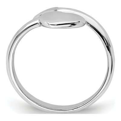 Sterling Silver Heart Arrow Toe Ring – view 3