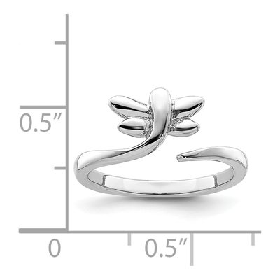 Sterling Silver Dragonfly Toe Ring – view 5