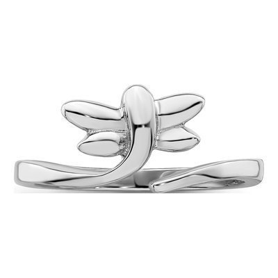 Sterling Silver Dragonfly Toe Ring – view 6