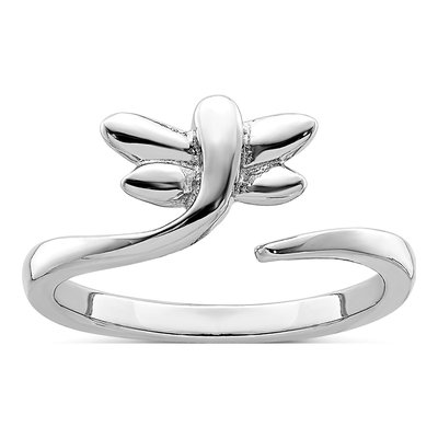 Sterling Silver Dragonfly Toe Ring