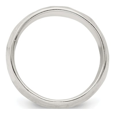 Sterling Silver Hammered Ring – view 3