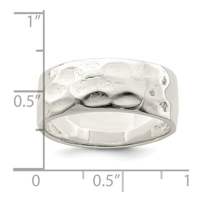 Sterling Silver Hammered Ring – view 4