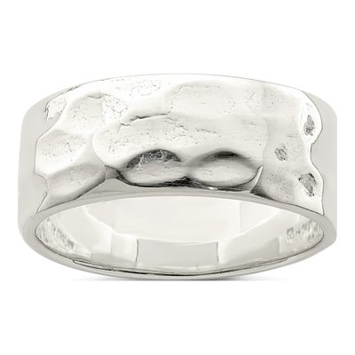 Sterling Silver Hammered Ring