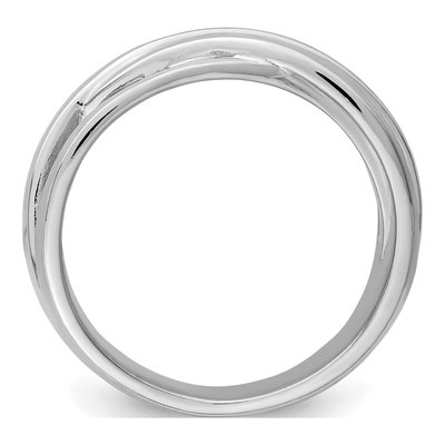 Sterling Silver Domed Ring – view 3