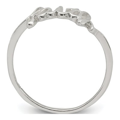 Sterling Silver Faith Ring – view 3