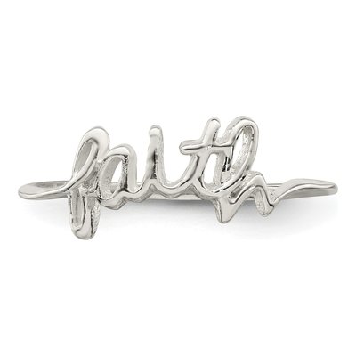Sterling Silver Faith Ring – view 6