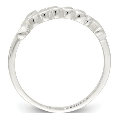 Sterling Silver 'faith' Ring – view 3