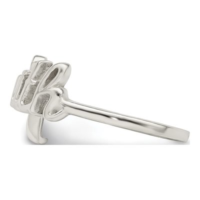 Sterling Silver 'faith' Ring – view 4