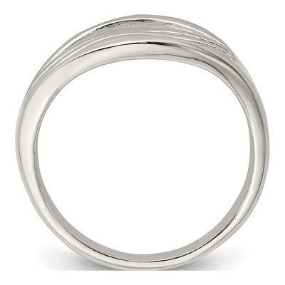 Sterling Silver Wave Ring – view 3