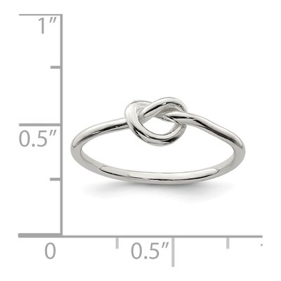 Sterling Silver Knot Ring – view 4